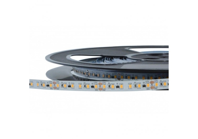 Ruban LED 24V-DC-15W/m-monochrome-10mm-IP20-Rouleau 30 mètres-120 puces/m-Sécable tous les 10 cm - B1652-30-BN - Barcelona LED