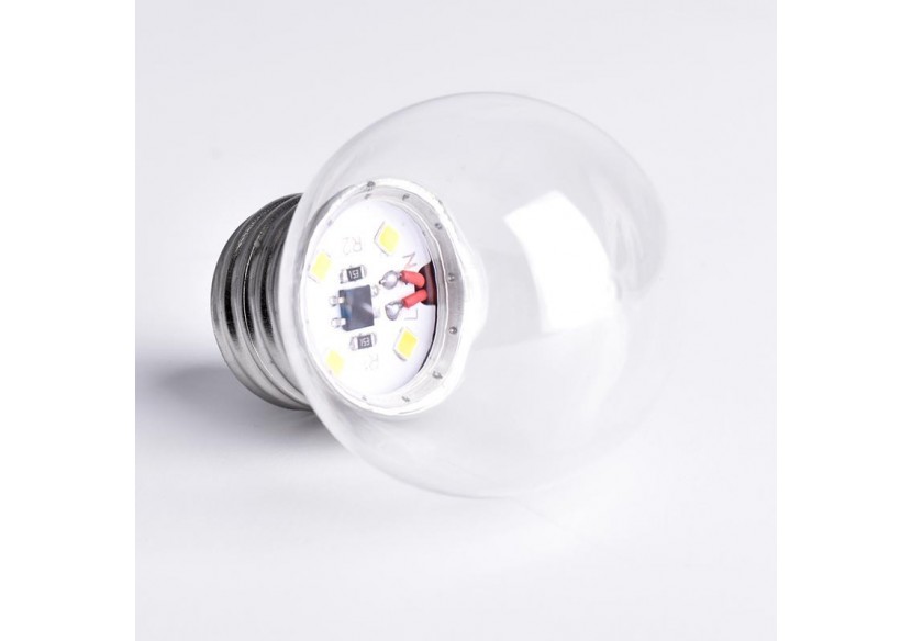 Ampoule LED E27 1W G45 transparente - B1318-E27-AR - Barcelona LED