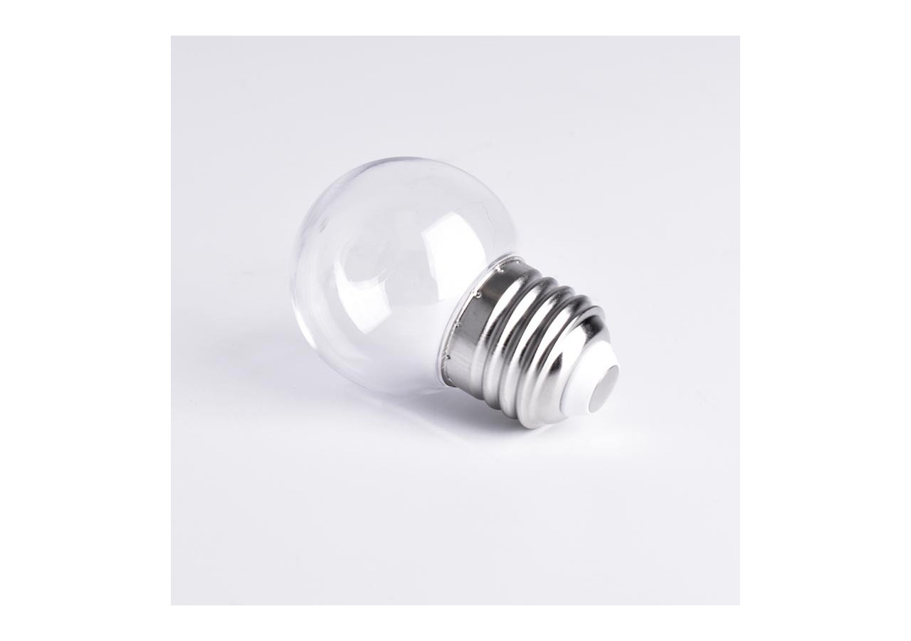 Ampoule LED E27 1W G45 transparente - B1318-E27-AR - Barcelona LED