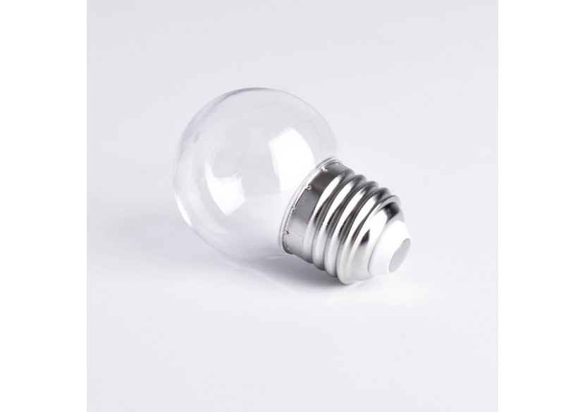 Ampoule LED E27 1W G45 transparente - B1318-E27-AR - Barcelona LED