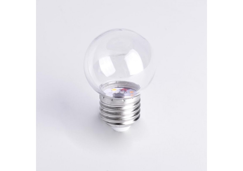 Ampoule LED E27 1W G45 transparente - B1318-E27-AR - Barcelona LED