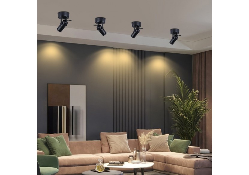 Applique LED 12W orientable avec angle d'éclairage réglable"Escop" - L210-N - Barcelona LED