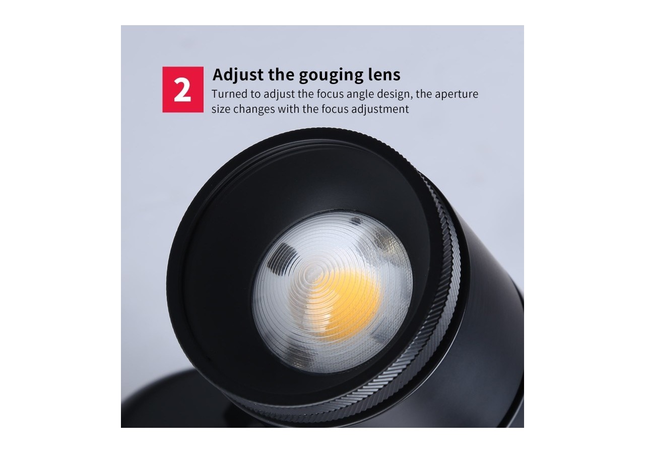 Applique LED 12W orientable avec angle d'éclairage réglable"Escop" - L210-N - Barcelona LED