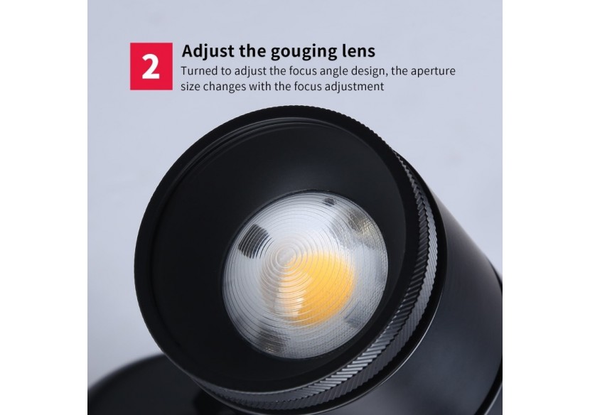 Applique LED 12W orientable avec angle d'éclairage réglable"Escop" - L210-N - Barcelona LED