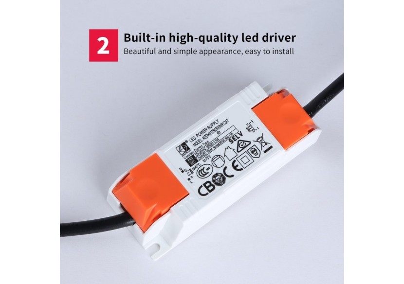 Applique LED 12W orientable avec angle d'éclairage réglable"Escop" - L210-N - Barcelona LED