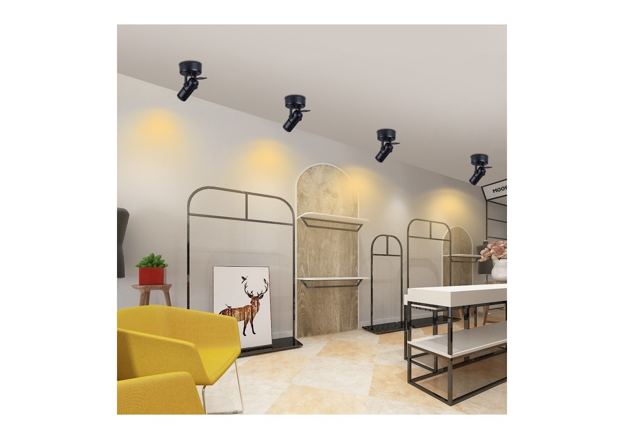 Applique LED 12W orientable avec angle d'éclairage réglable"Escop" - L210-N - Barcelona LED