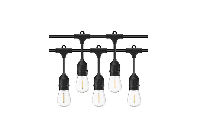 Ampoule LED E27 S14 Transparente 1W - B1317-E27-AR - Barcelona LED