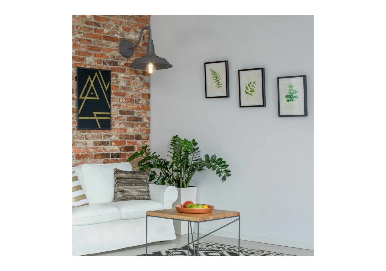 Applique murale vintage "Roc" - L3042-GR - Barcelona LED