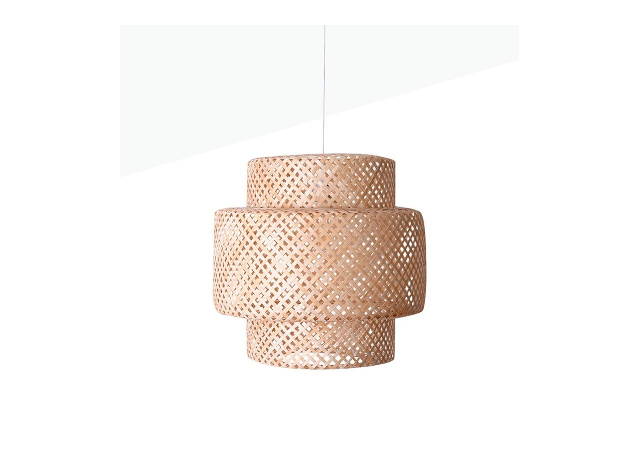 Suspension en osier "Onna" - K176-B - Barcelona LED