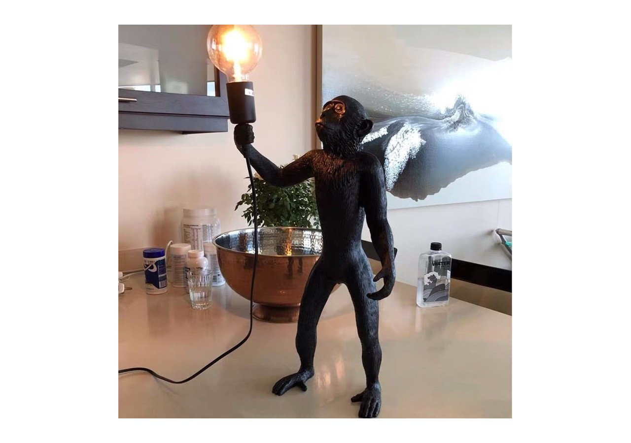 Lampe design singe en résine "Micu" - L4032-MP - Barcelona LED