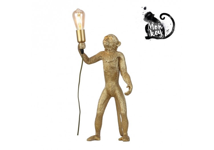 Lampe design singe en résine "Micu" - L4030-MP - Barcelona LED