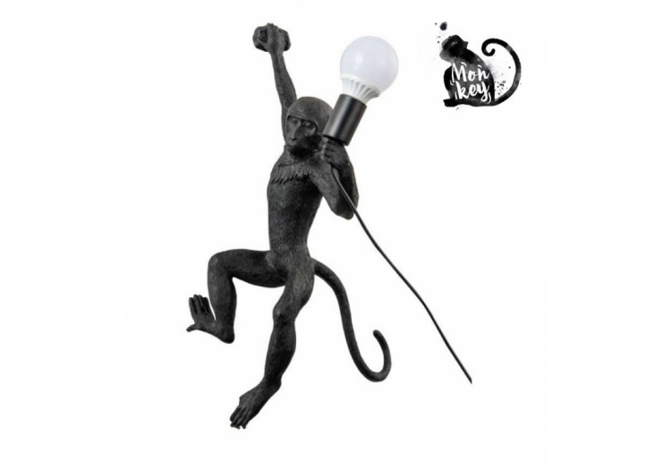 Applique murale design singe en résine "César" - L4032-P2 - Barcelona LED