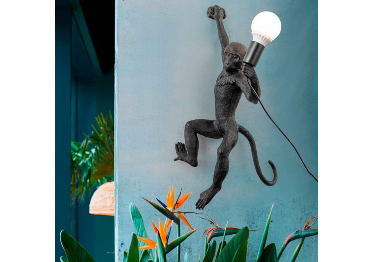 Applique murale design singe en résine "César" - L4032-P2 - Barcelona LED 2