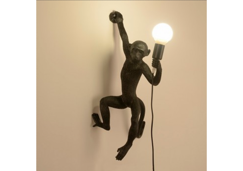 Applique murale design singe en résine "César" - L4032-P2 - Barcelona LED Applique murale design singe en résine "César" - L4032-P2 - Barcelona LED