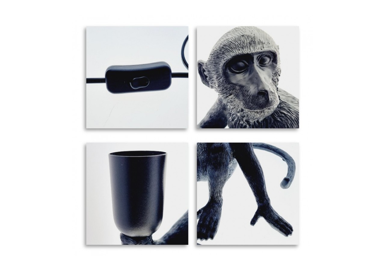 Lampe design singe en résine "Rila" - L4032-MS1 - Barcelona LED