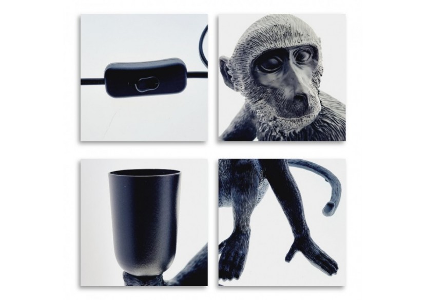 Lampe design singe en résine "Rila" - L4032-MS1 - Barcelona LED