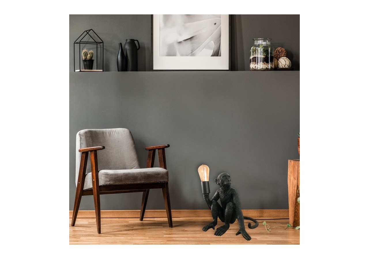 Lampe design singe en résine "Rila" - L4032-MS1 - Barcelona LED