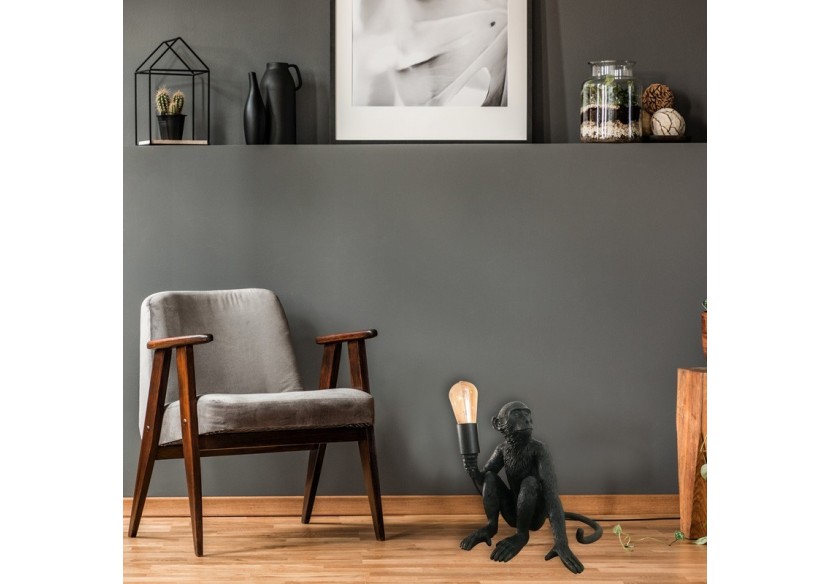 Lampe design singe en résine "Rila" - L4032-MS1 - Barcelona LED