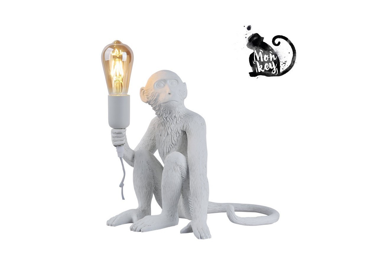 Lampe design singe en résine "Rila" - L4031-MS1 - Barcelona LED