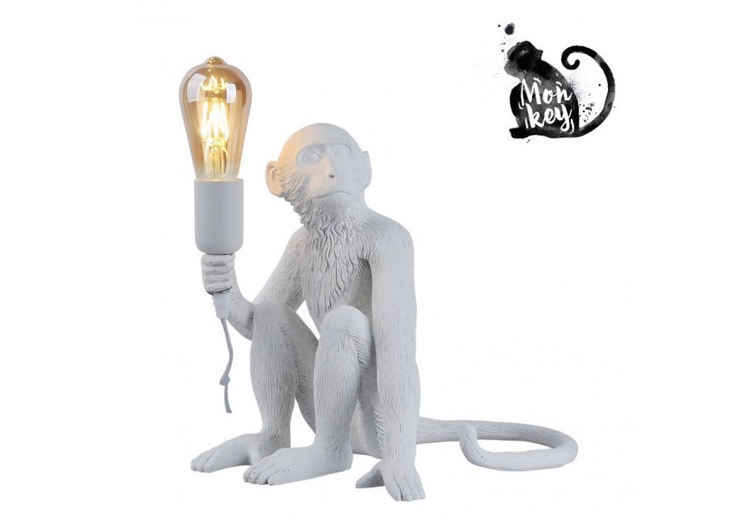 Lampe design singe en résine "Rila" - L4031-MS1 - Barcelona LED