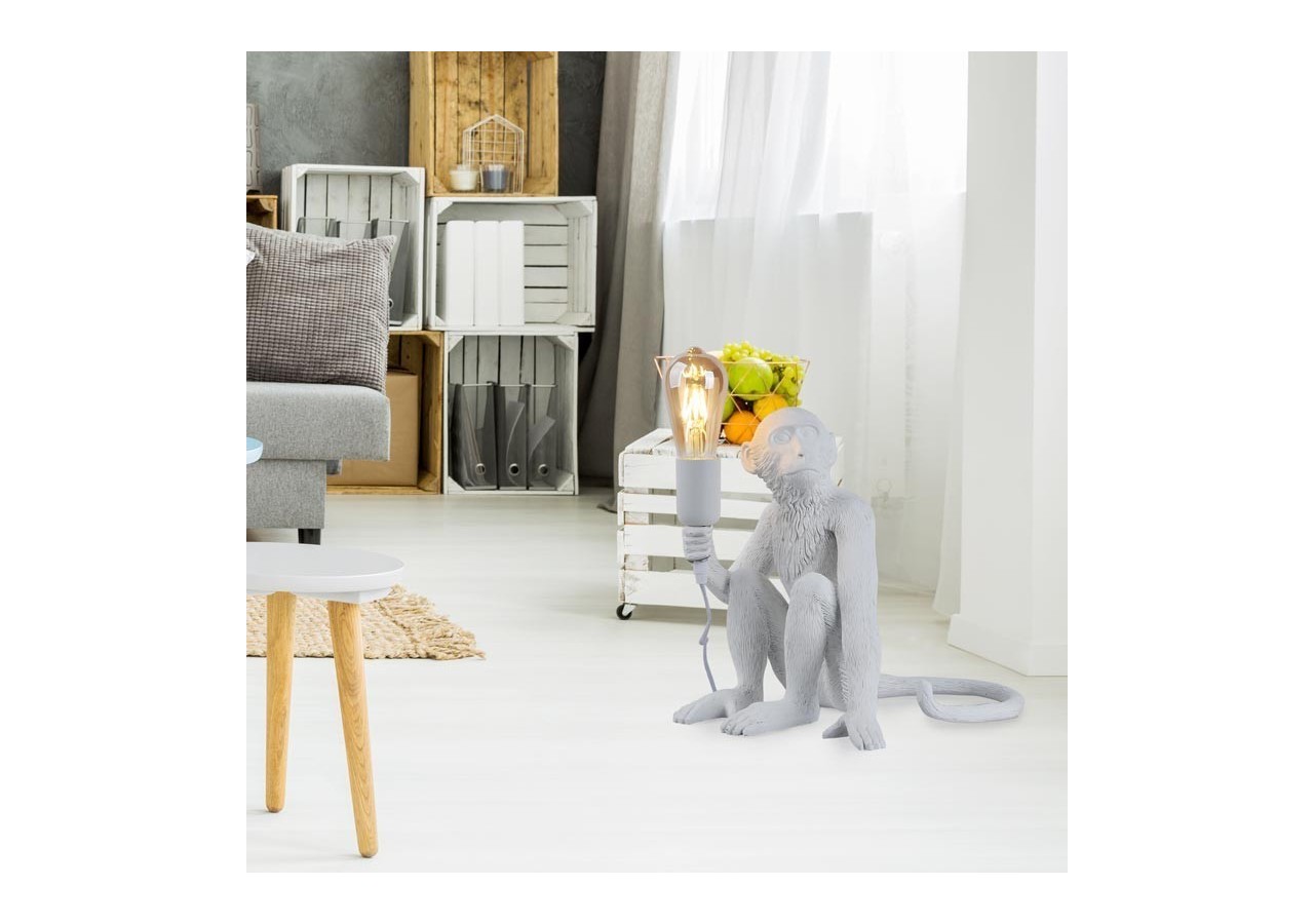Lampe design singe en résine "Rila" - L4031-MS1 - Barcelona LED