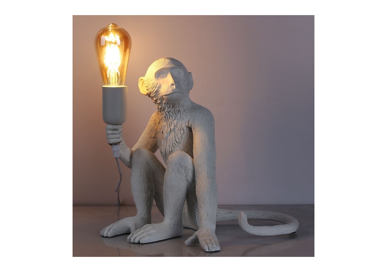 Lampe design singe en résine "Rila" - L4031-MS1 - Barcelona LED