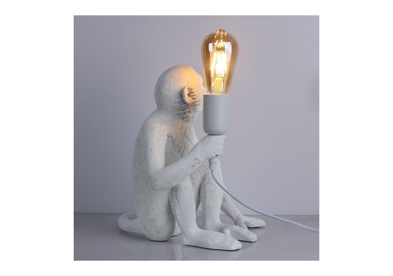 Lampe design singe en résine "Rila" - L4031-MS1 - Barcelona LED