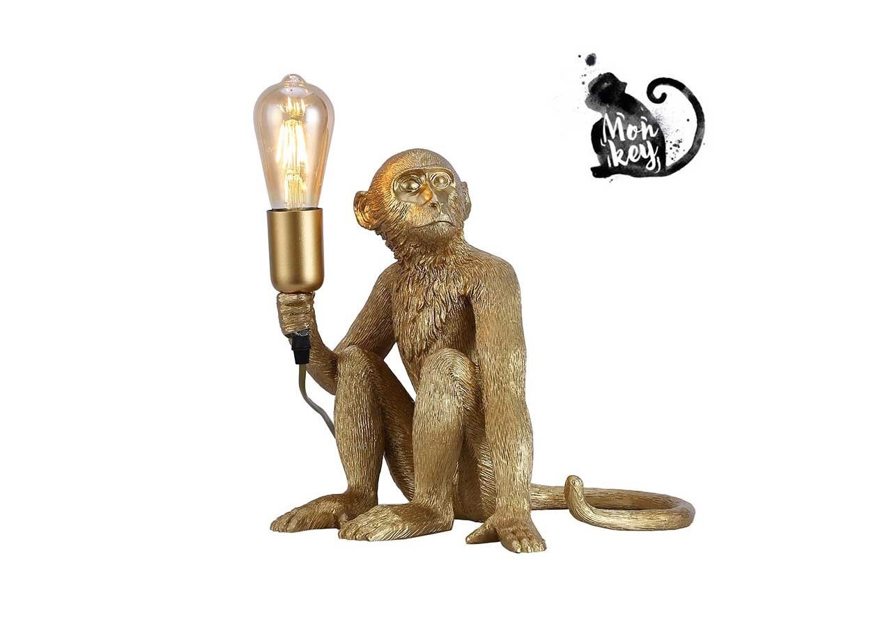 Lampe design singe en résine "Rila" - L4030-MS1 - Barcelona LED