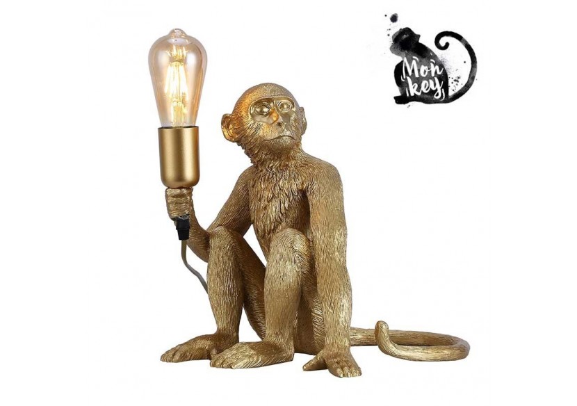 Lampe design singe en résine "Rila" - L4030-MS1 - Barcelona LED