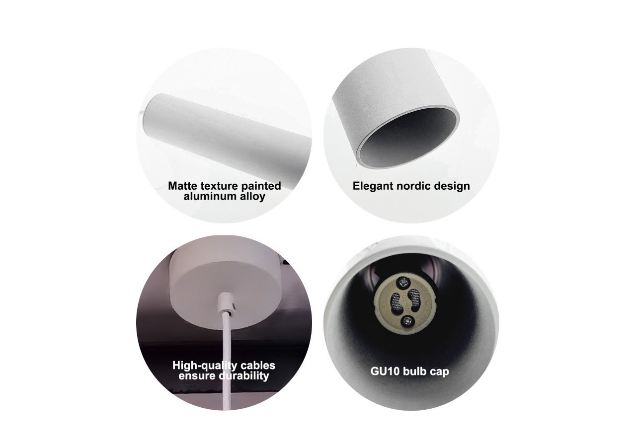 Suspension "Selman" GU10 - LN3006-B - Barcelona LED