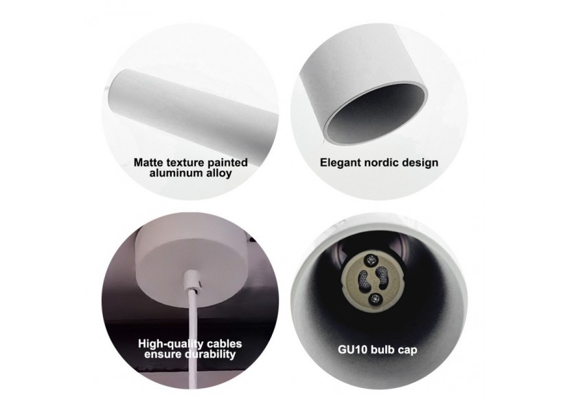 Suspension "Selman" GU10 - LN3006-B - Barcelona LED