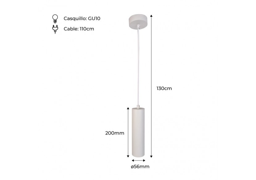 Suspension "Selman" GU10 - LN3006-B - Barcelona LED