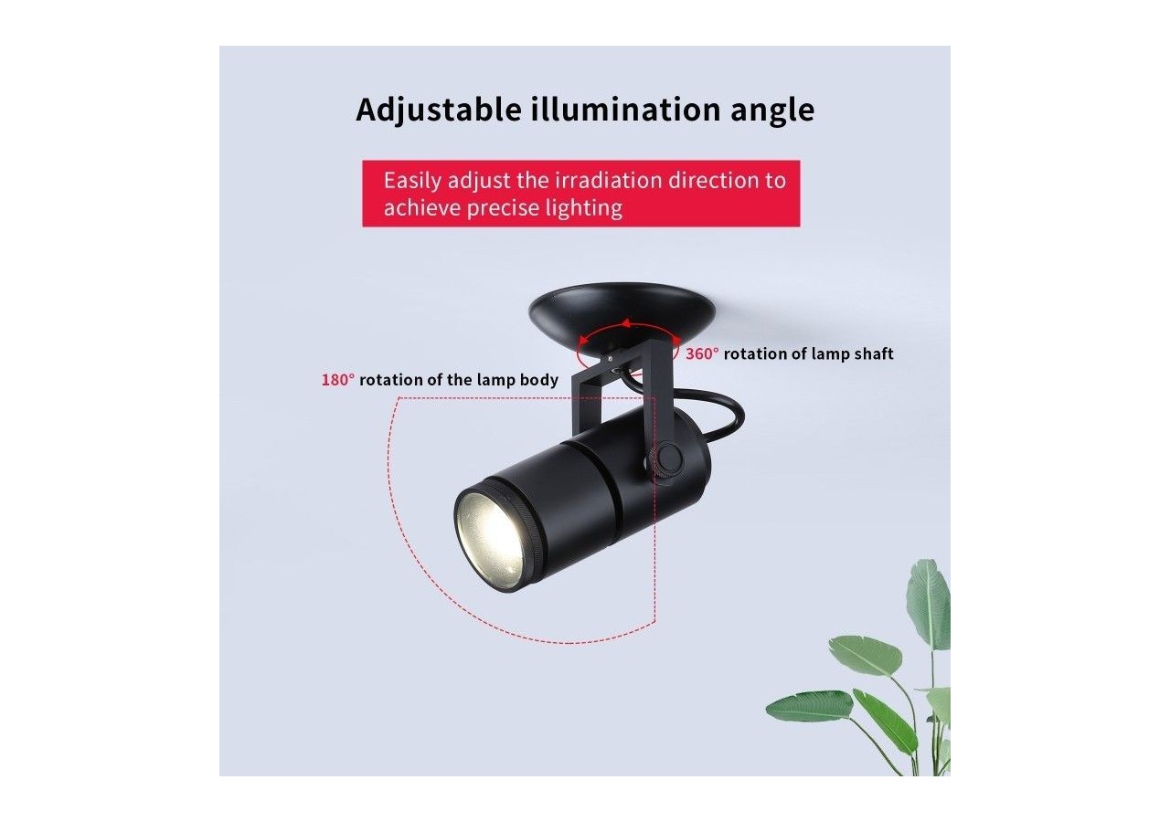 Spot LED COB encastrable 12W "Coopen" orientable avec zoom - L215-N - Barcelona LED