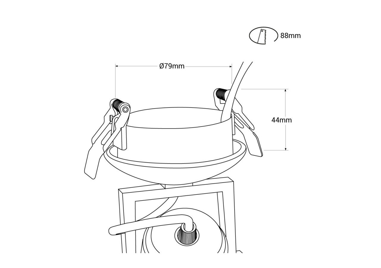 Spot LED COB encastrable 12W "Coopen" orientable avec zoom - L215-N - Barcelona LED