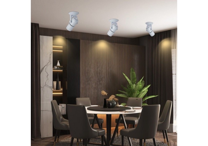 Spot LED COB encastrable 12W "Coopen" orientable avec zoom - L215-B - Barcelona LED