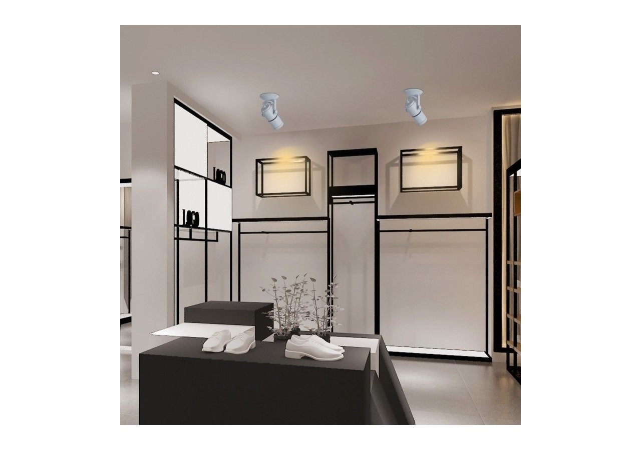 Spot LED COB encastrable 12W "Coopen" orientable avec zoom - L215-B - Barcelona LED