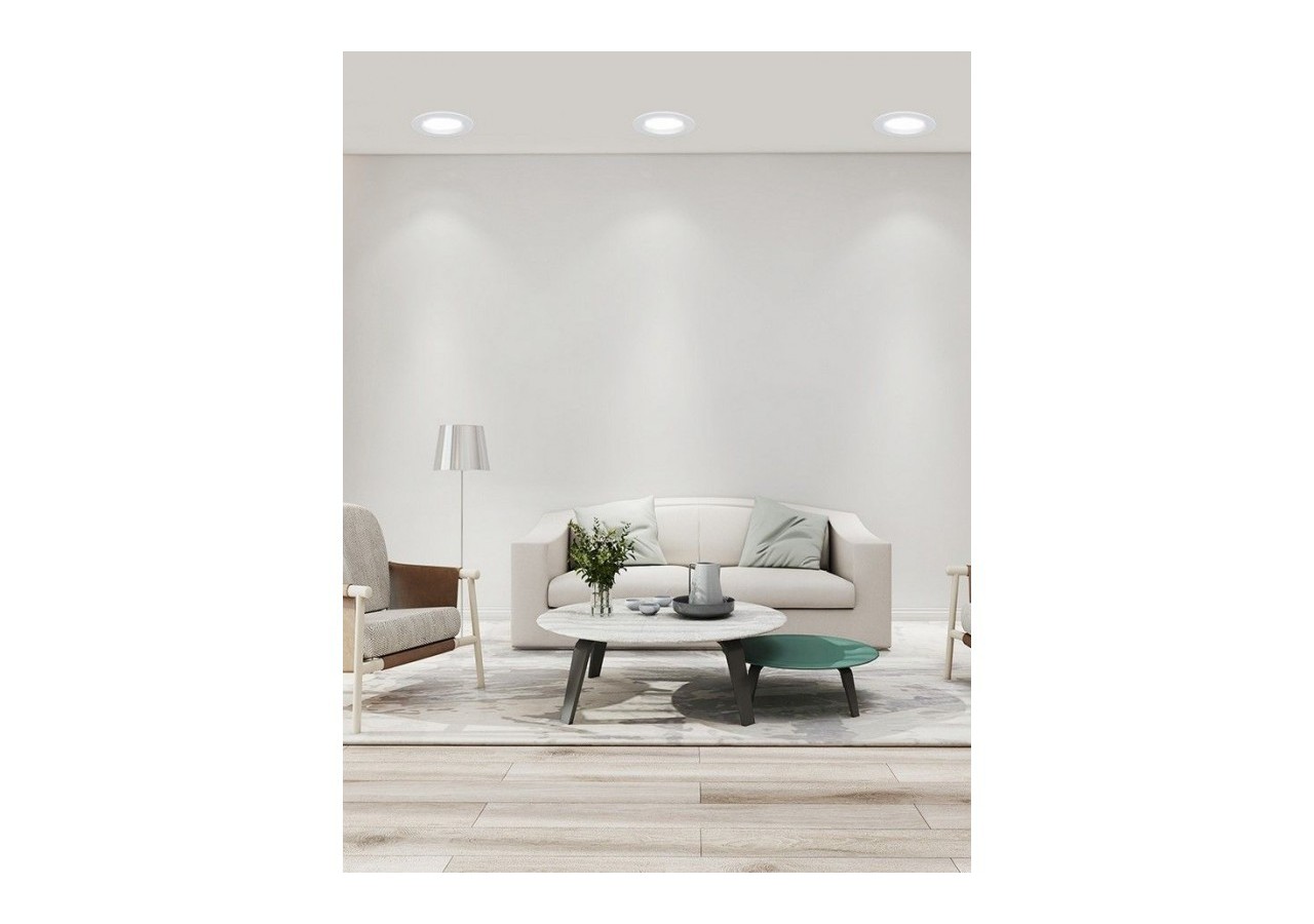 Spot LED encastrable 6W découpe diamètre 95mm - B1241-B-6W-BC - Barcelona LED