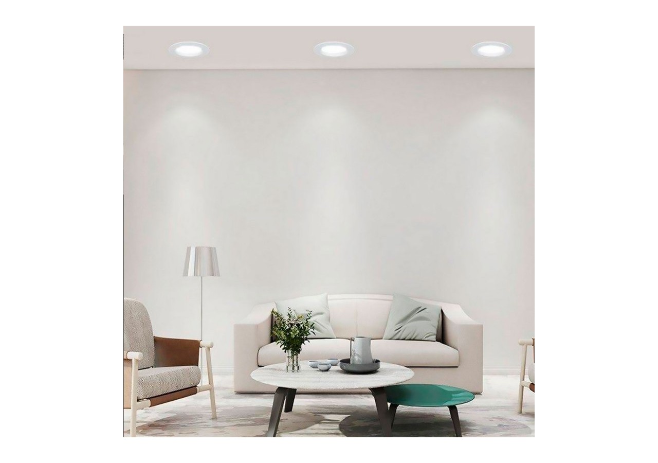Spot LED encastrable 20W découpe diamètre 190mm - B1242-B-20W-BN - Barcelona LED