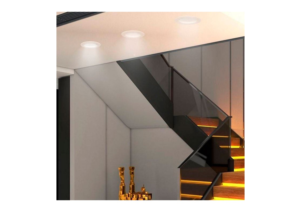 Spot LED encastrable 20W découpe diamètre 190mm - B1242-B-20W-BF - Barcelona LED