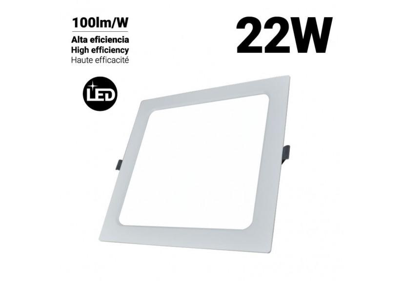 Dalle LED encastrable carré 22W découpe 190 X 190mm - B1040-B-22W-BF - Barcelona LED Dalle LED encastrable carré 22W découpe 190 X 190mm - B1040-B-22W-BF - Barcelona LED