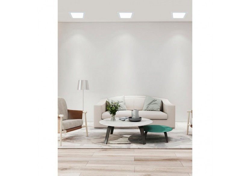 Dalle LED encastrable carré 22W découpe 190 X 190mm - B1040-B-22W-BF - Barcelona LED Dalle LED encastrable carré 22W découpe 190 X 190mm - B1040-B-22W-BF - Barcelona LED