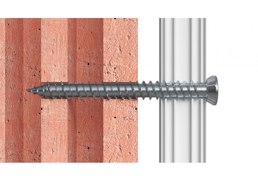 Vis pour menuiseries extérieures FFS 7,5 x 92 TX30 avec tête plate à empreinte TX30 - Boite de 100 Vis pour menuiseries extérieures FFS 7,5 x 92 TX30 avec tête plate à empreinte TX30 - Boite de 100