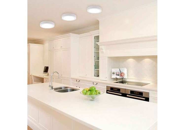 Plafonnier LED en saillie 6W Haute Efficacité - B1230-B-6W-BN - Barcelona LED 2