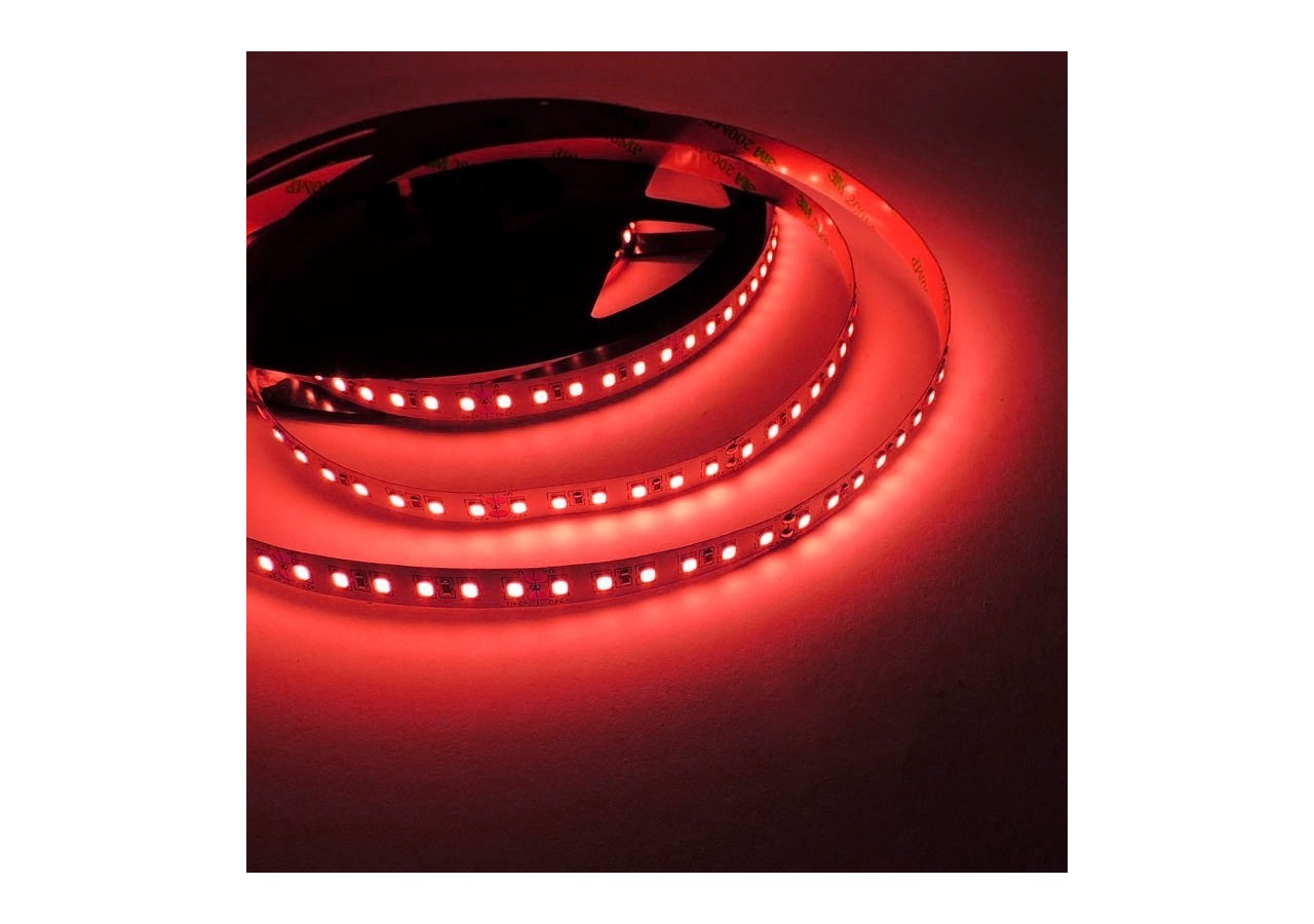 Ruban LED 24V DC - 18W/m - Couleurs - 10mm - IP20 - Rouleau de 5 mètres - 120ch/m - B1552-RO - Barcelona LED