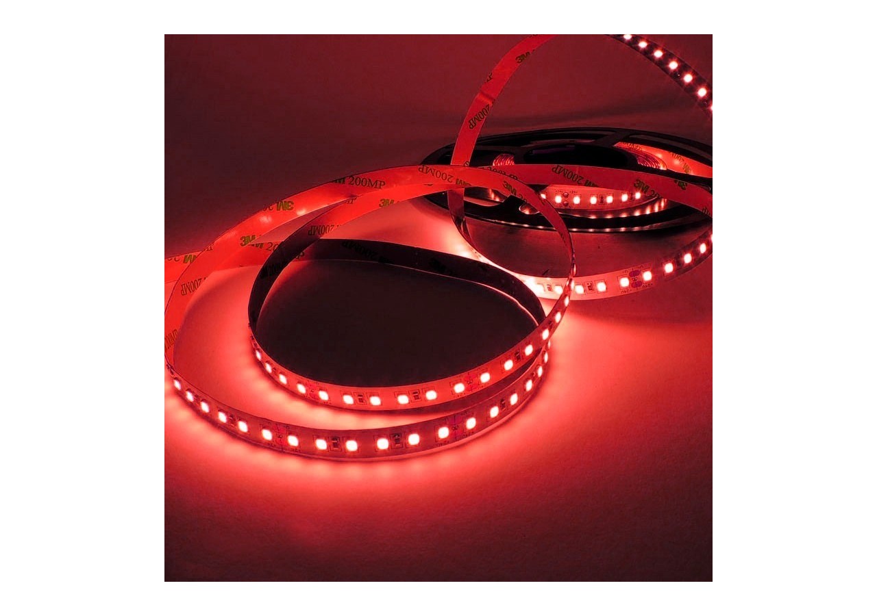 Ruban LED 24V DC - 18W/m - Couleurs - 10mm - IP20 - Rouleau de 5 mètres - 120ch/m - B1552-RO - Barcelona LED