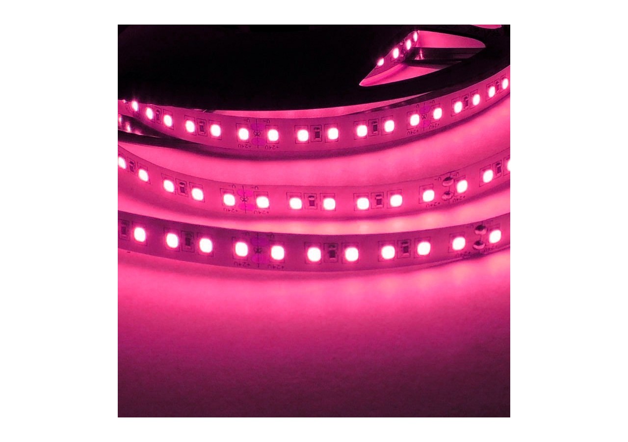 Ruban LED 24V DC - 18W/m - Couleurs - 10mm - IP20 - Rouleau de 5 mètres - 120ch/m - B1552SA - Barcelona LED