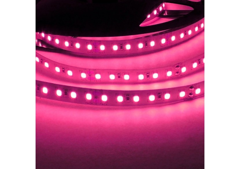 Ruban LED 24V DC - 18W/m - Couleurs - 10mm - IP20 - Rouleau de 5 mètres - 120ch/m - B1552SA - Barcelona LED