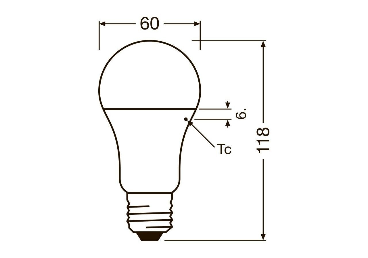 Ampoule LED E27 13W A60 LEDVANCE - O304253 - Barcelona LED