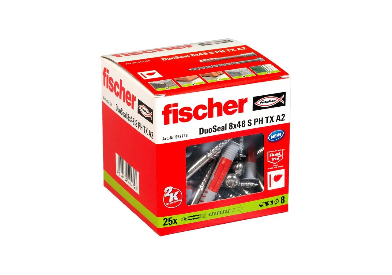 Cheville étanche DUOSEAL 8x48 SA2 -25/bte