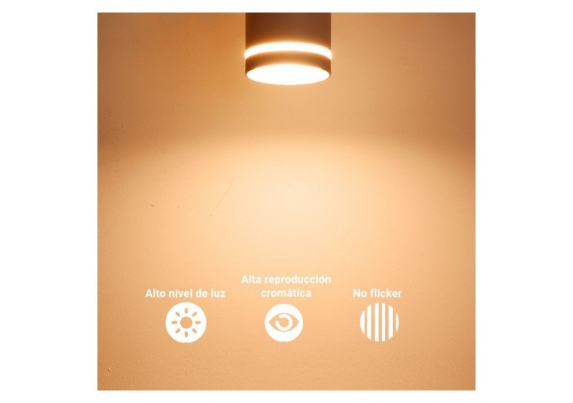 Plafonnier LED "Roller" 7W - L305-B - Barcelona LED